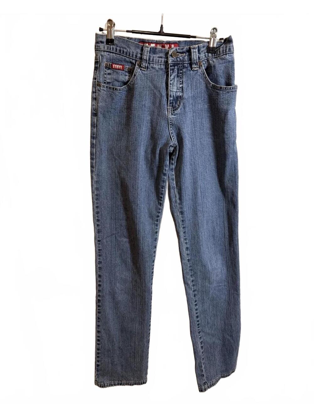 Vintage Ethan Allen Blue Denim Jeans Size 4 Cotton Straight Leg